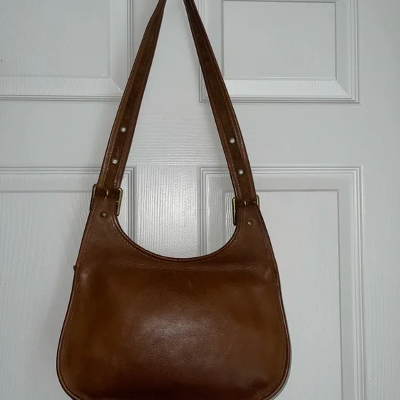 Coach Brown Hobo Shoulder Bag with Supple Leather - Picture 2 of 11